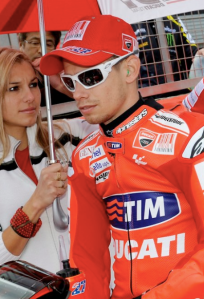 as seen on Casey Stoner