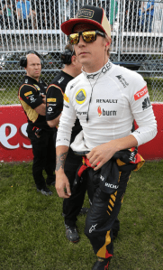 as seen on Kimi Raikkonen