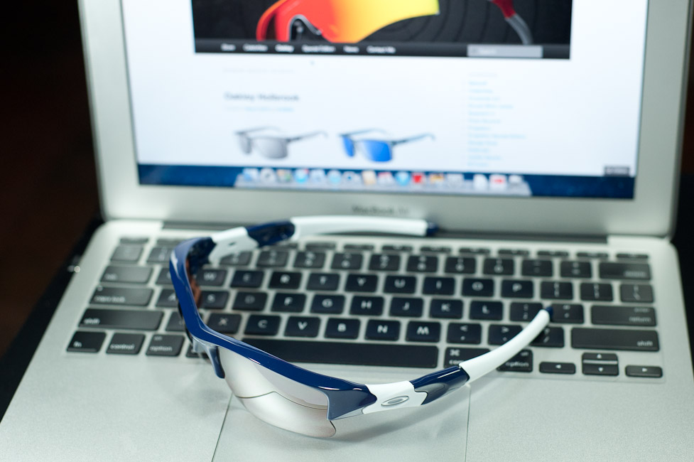 Oakley FLAK JACKET® XLJ SKU# 03-903 Color: Polished Navy/VR28 Black Iridium