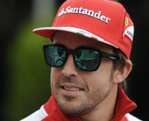 as seen on Fernando Alonso