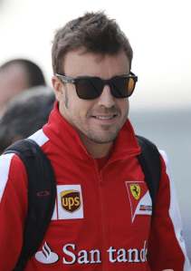 as seen on Fernando Alonso