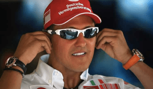 as seen on Michael Schumacher