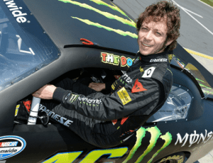 as seen on Valetino Rossi