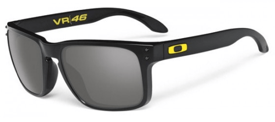 Oakley Holbrook Valentino Rossi Signature Series VR/46 Polished Black Sunglasses OO9102-21