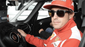 as seen on Fernando Alonso