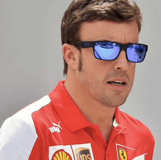 as seen on Fernando Alonso
