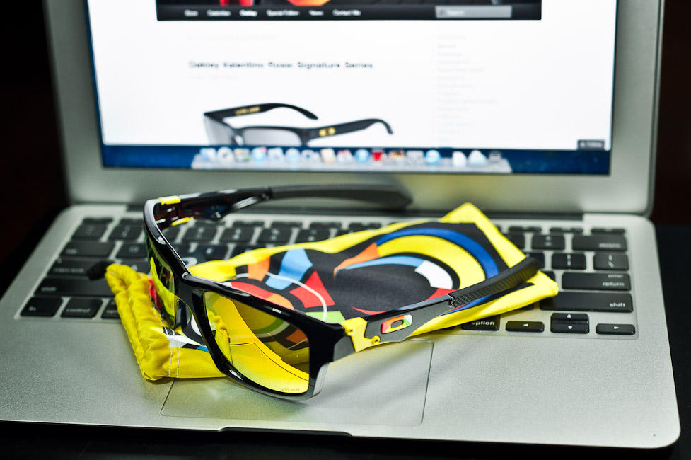 $250 Oakley Jupiter Squared Valentino Rossi Signature Series SKU# OO9135-11 Polished Black/Fire Iridium
