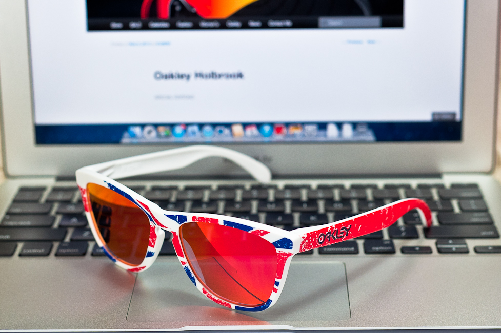 $380 Frogskins Union Jack SKU# 24-314 Union Jack/Ruby Iridium. Singapore@Wahliao.com