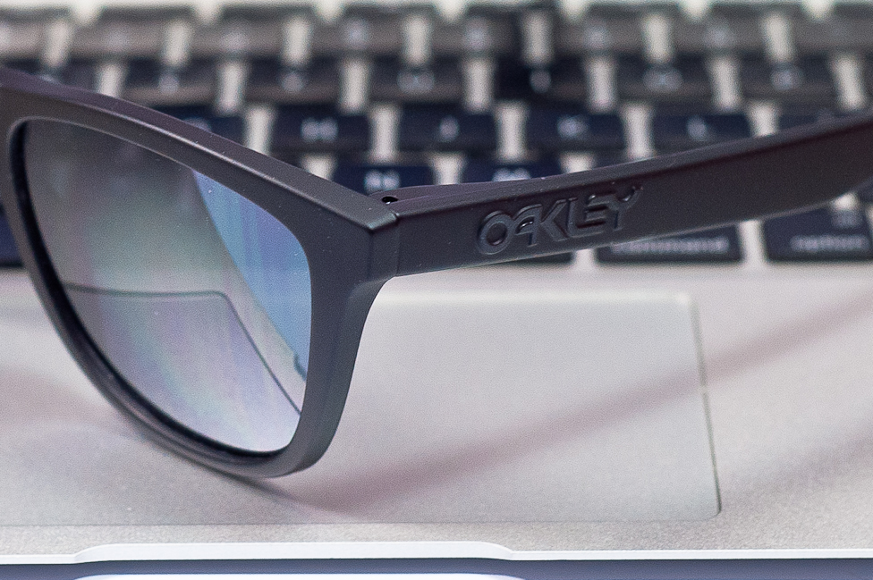 Oakley logo detail  Rag & Bone x Oakley Frogskins SKU# undefined Colab Limited Edition 1/150  production run. 