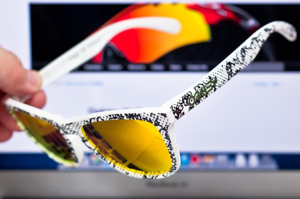 Side View Rag & Bone x Oakley Frogskins SKU# undefined Colab Limited Edition 1/150  production run. 