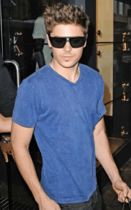 as seen on Zac Efron