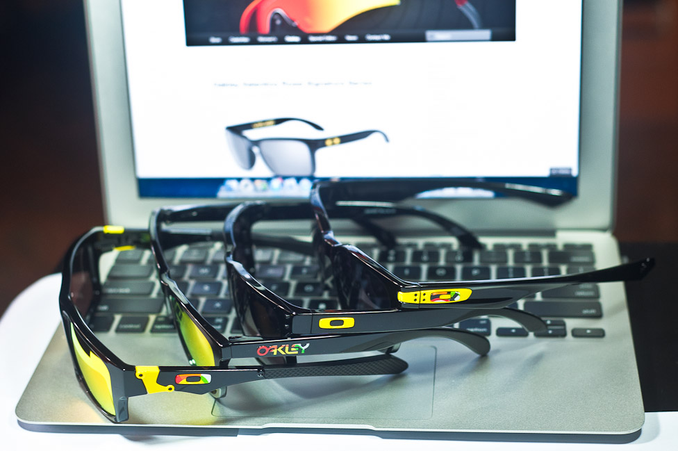 Oakley Valentino Rossi Signature Series Frogskins Collection.