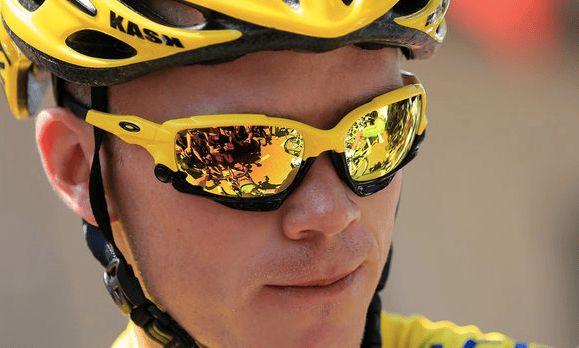 Chris Froome on custom yellow/black Rad