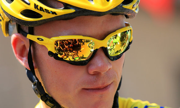 Chris Froome on custom yellow/black Rad