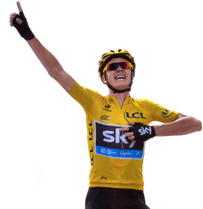 Chris Froome wears Oakley RadarLock Path winner of Tour De France