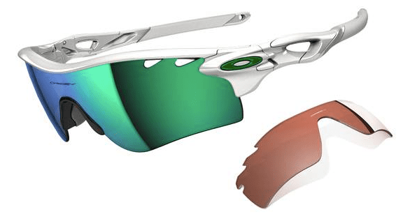 SGD$360 RADARLOCK™ PATH SKU# OO9181-22 Singapore Color: Polished White/Jade Iridium Vented & VR28 Vented