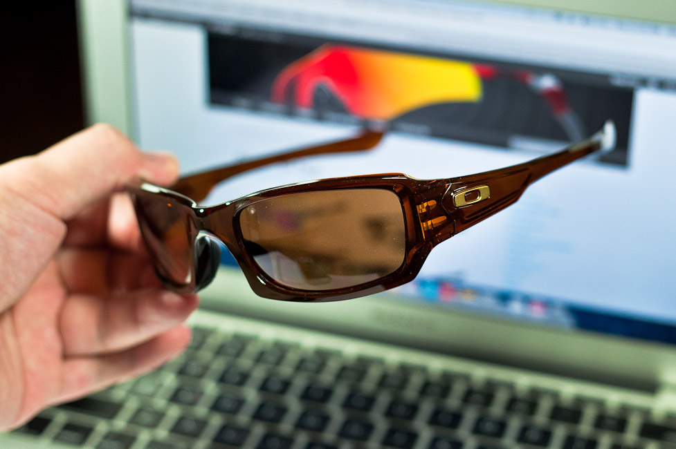 $170 Oakley Fives Squared Root Beer/ Dark Bronze SKU#OO9238-07