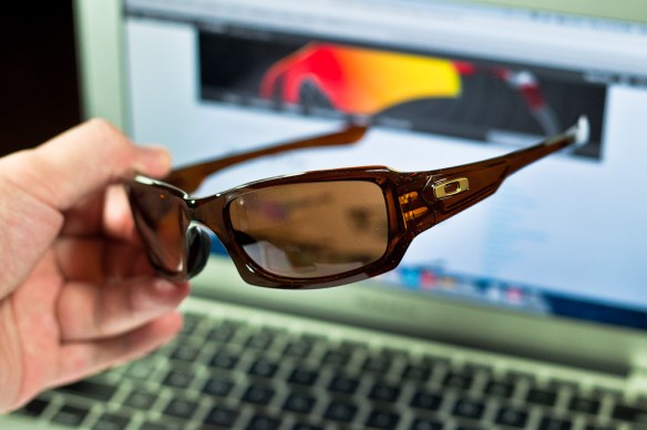 $170 Oakley Fives Squared Root Beer/ Dark Bronze SKU#OO9238-07