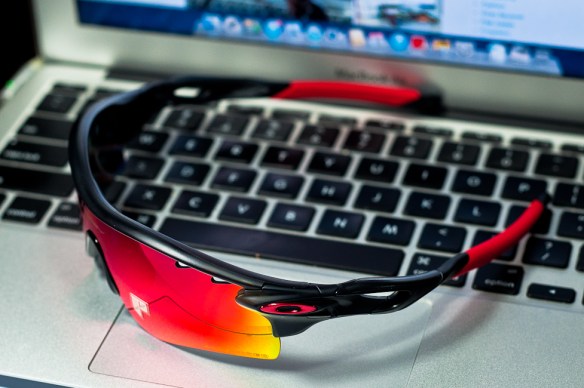 SGD$450 POLARIZED RADARLOCK™ PATH SKU# OO9181-23   Color: Matte Black Ink/OO Red Iridium Polarized Vented & Black Iridium Vented