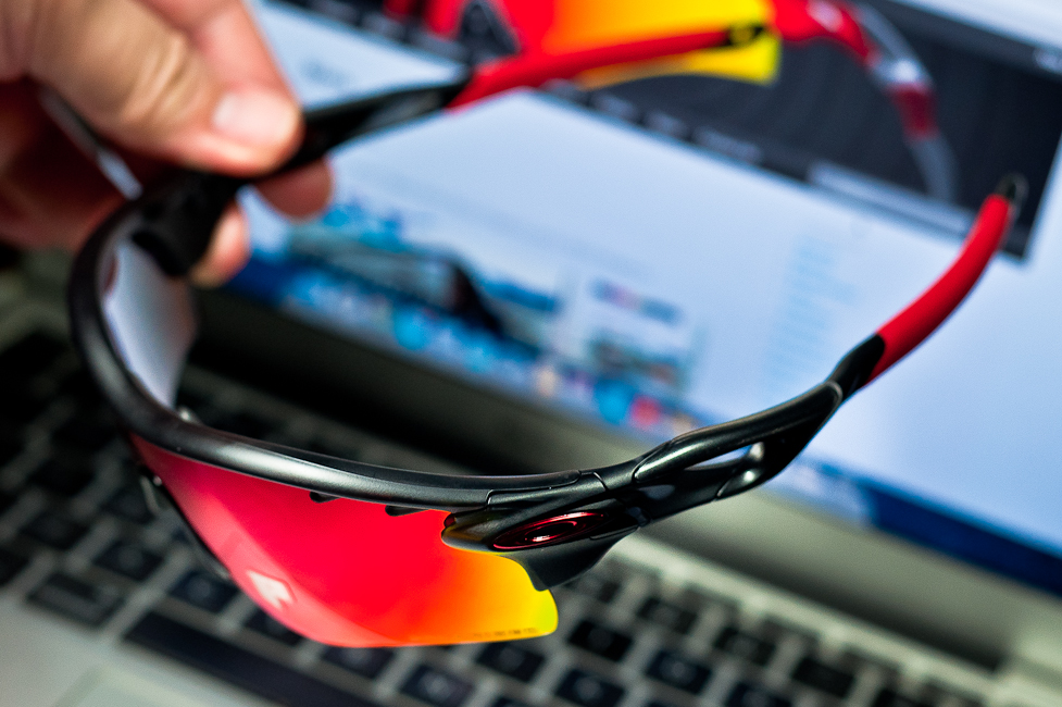 SGD$450 POLARIZED RADARLOCK™ PATH SKU# OO9181-23   Color: Matte Black Ink/OO Red Iridium Polarized Vented lens Singapore