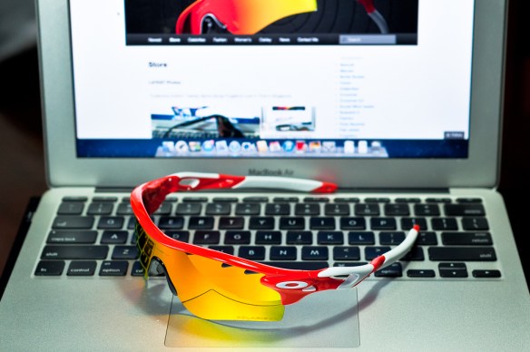 SGD$450 POLARIZED RADARLOCK™ PATH SKU# OO9181-24 Color: Blood Orange/Fire Iridium Polarized Vented/ Black Iridium Vented @Singapore