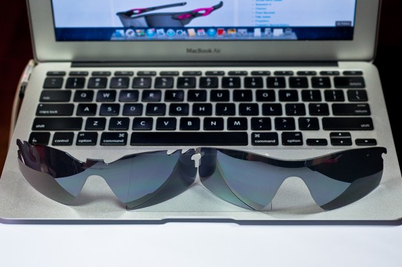 RADARLOCK™ PITCH REPLACEMENT LENSES Black Iridium Polarized SKU# 41-770 (right) and SKU# 43-547 Black Iridium (left)