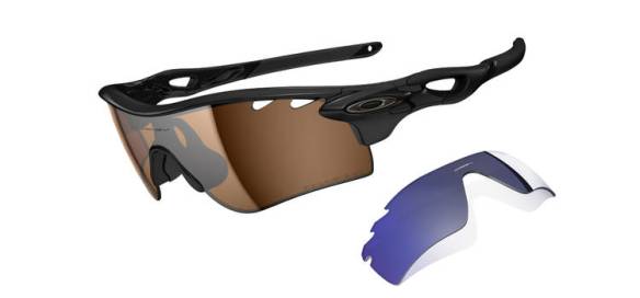 $500 POLARIZED RADARLOCK™ PATHSKU# OO9181-25Color: Polished Black/Bronze Polarized Vented & Deep Blue Polarized Vented