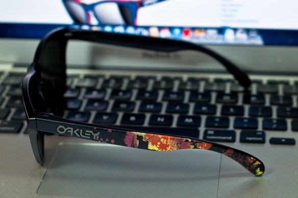 SGD$240 Oakley Frogskins Alpha Decay Matte Black/Dark Grey 24-401