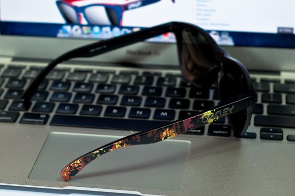 SGD$240 Oakley Frogskins Alpha Decay Matte Black/Dark Grey 24-401